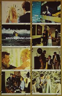 V506 LONG GOODBYE 8 color 8x10 mini lobby cards '73 Elliott Gould