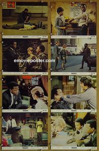 V512 LOST MAN 8 color 8x10 mini lobby cards '69 Sidney Poitier