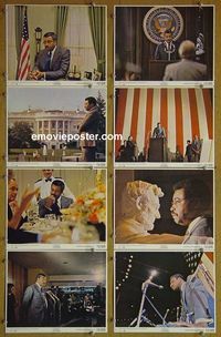 V522 MAN 8 color 8x10 mini lobby cards '72 James Earl Jones