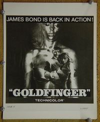 V346 GOLDFINGER vintage 8x10 still #3 '64 great six-sheet image!