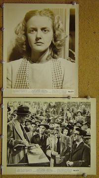 V363 GUN CRAZY 2 vintage 8x10 stills '50 noir classic!