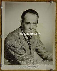 W345 HENRY FONDA portrait vintage 8x10 still #2 1956