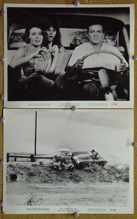 V404 HOT RODS TO HELL 2 vintage 8x10 stills '67 car racing!