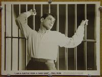 V418 I AM A FUGITIVE FROM A CHAIN GANG vintage 8x10 still '32 Muni