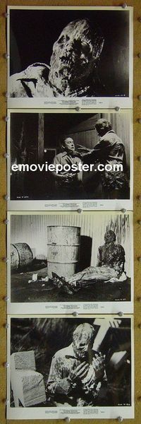 V432 INCREDIBLE MELTING MAN 4 vintage 8x10 stills '77 AIP horror!