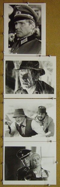 V436 INDIANA JONES & THE LAST CRUSADE 4 vintage 8x10 stills '89 Ford