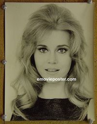 W380 JANE FONDA portrait vintage 8x10 still #1 1967