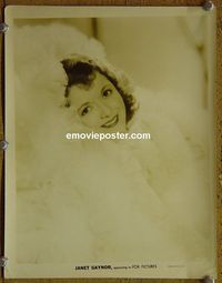 W391 JANET GAYNOR portrait vintage 8x10 still 1930s