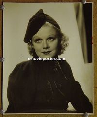 W400 JEAN HARLOW portrait vintage 8x10 still #1 1930s