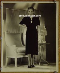 W435 JOAN FONTAINE portrait vintage 8x10 still #1 1937