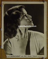 W481 KATHARINE HEPBURN portrait vintage 8x10 still 1932