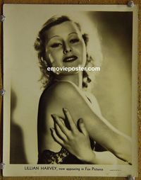 W523 LILLIAN HARVEY portrait vintage 8x10 still 1930s