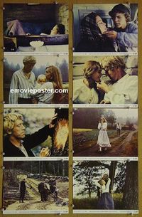 V275 EMIGRANTS 8 color 8x10 mini lobby cards '72 Max Von Sydow