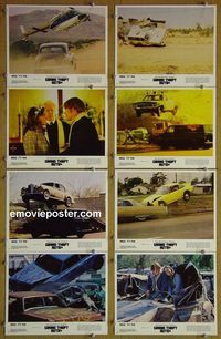 V354 GRAND THEFT AUTO 8 color 8x10 mini lobby cards '77 Howard