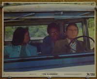 V472 KLANSMAN color vintage 8x10 still mini lobby card '74 OJ w/gun in Bronco!