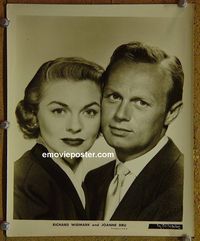 W712 RICHARD WIDMARK/JOANN DRU portrait vintage 8x10 still 1951