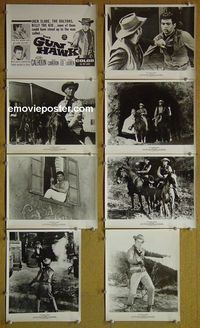 V365 GUN HAWK 8 Australian vintage 8x10 stills '63 Rory Calhoun