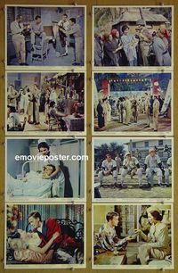 V403 HORIZONTAL LIEUTENANT 8 English color 8x10 mini lobby cards '62