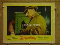 Z388 CREEPING UNKNOWN lobby card #8 '56 Brian Donlevy