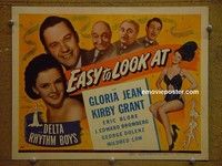 Y097 EASY TO LOOK AT title lobby card '45 Gloria Jean, Kirby Grant