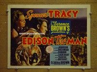 Y098 EDISON THE MAN title lobby card '40 Spencer Tracy