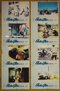 Y447 ELECTRA GLIDE IN BLUE 8 lobby cards '73 Robert Blake