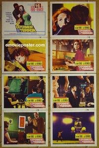 Y454 EXPERIMENT IN TERROR 8 lobby cards '62 Glenn Ford