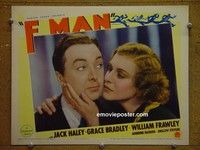 Z472 F-MAN lobby card '36 Jack Haley, Grace Bradley