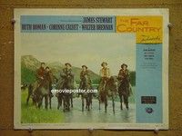 Z455 FAR COUNTRY lobby card #8 '55 cast portrait!