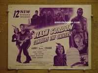 Y109 FLASH GORDON CONQUERS THE UNIVERSE title lobby card R40s Crabbe