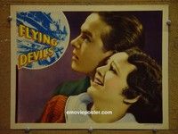 Z469 FLYING DEVILS lobby card '33 Eric Linden, Arline Judge