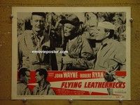 Z470 FLYING LEATHERNECKS lobby card R56 John Wayne, Robert Ryan