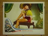 Z495 GAY LADY lobby card #3 '49 Jean Kent