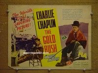 Y125 GOLD RUSH title lobby card R42 Charlie Chaplin