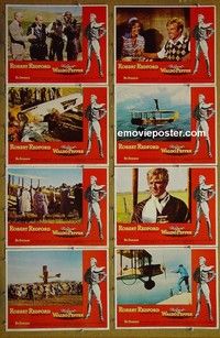 Y473 GREAT WALDO PEPPER 8 lobby cards '75 Robert Redford