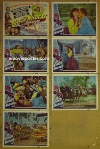 Y612 GYPSY WILDCAT 7 lobby cards '44 Maria Montez, Jon Hall