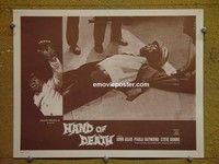 Z537 HAND OF DEATH lobby card '62 John Agar