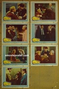 Y613 HATFUL OF RAIN 7 lobby cards '57 early drug classic!