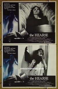 Z065 HEARSE 2 lobby cards '80 Trish Van Devere