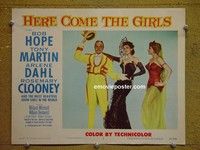 Z550 HERE COME THE GIRLS lobby card #5 '53 Bob Hope