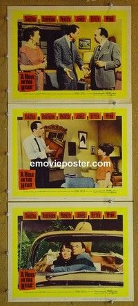 Y874 HOLE IN THE HEAD 3 lobby cards '59 Frank Sinatra