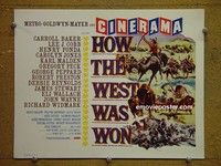 Y154 HOW THE WEST WAS WON title lobby card '62 Gregory Peck