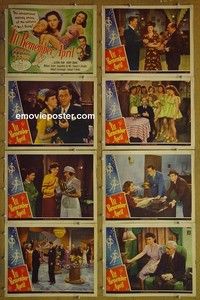 Y485 I'LL REMEMBER APRIL 8 lobby cards '44 Gloria Jean, Grant