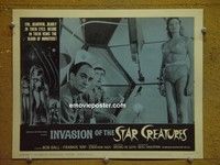 Z579 INVASION OF THE STAR CREATURES lobby card #1 '62 Ball