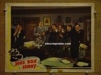 Z597 JUKE BOX JENNY lobby card '42 Ken Murray