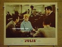 Z598 JULIE lobby card #6 '56 Doris Day, Louis Jourdan