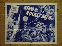 Y178 KING OF THE ROCKET MEN title lobby card R56 serial Coffin