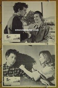 Z100 LAST PICTURE SHOW 2 lobby cards '71 Tim Bottoms, Leachman