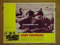 Z625 LAST SUMMER lobby card #6 '69 sexy Barbara Hershey!