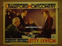 Z637 LETTY LYNTON lobby card #3 '32 Joan Crawford